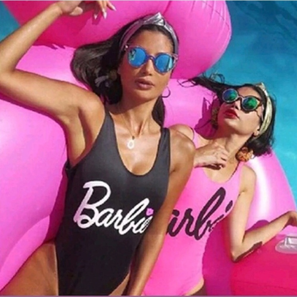 Barbie one piece swim suit